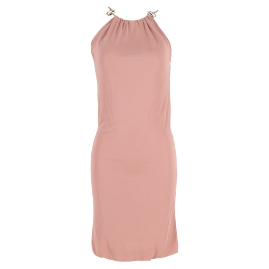 Gucci dress with gold buckles