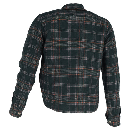 Isabel Marant Plaid Buttoned Long Sleeve Shirt in Olive Cotton