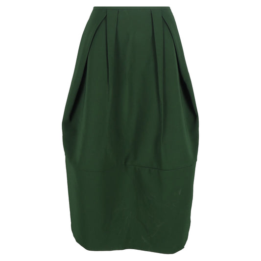 Jil Sander crepe midi skirt