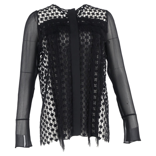 Chloé Lace Sheered Blouse