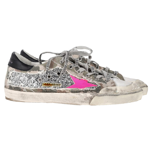 Golden Goose Super-Star Camo Sneakers